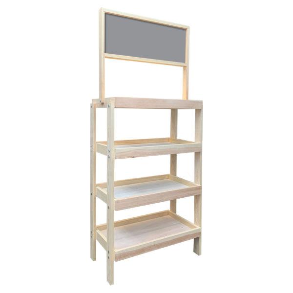 4-Post 26-Inch Wood Display Rack by InterMarket Technology