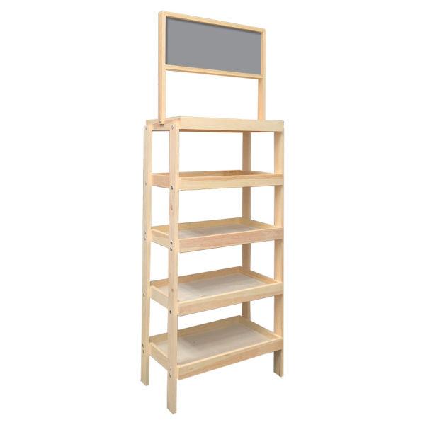 4-Post 26-Inch Wood Display Rack by InterMarket Technology