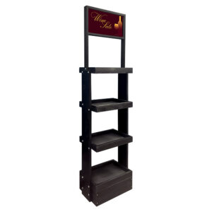 Vintage SideBrander Wine Display Rack