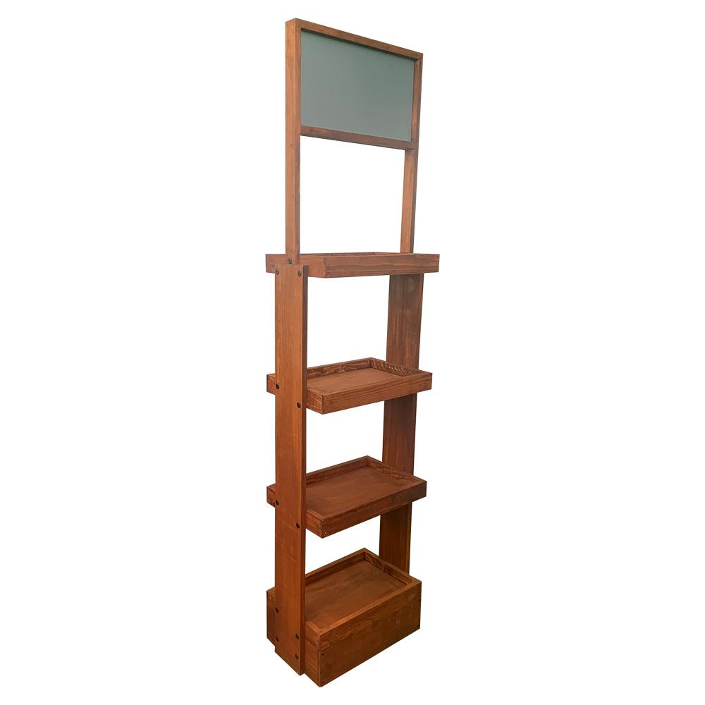 Ladder shelf online with wine rack