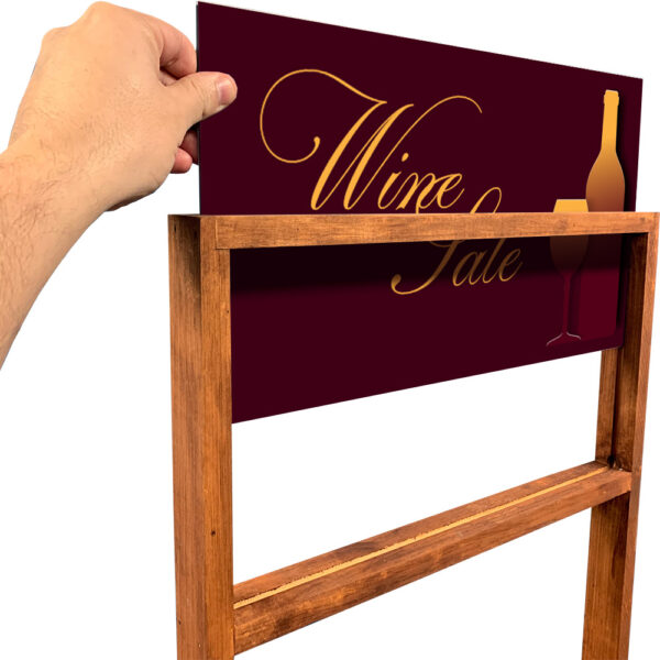 Vintage SideBrander Wine Display Rack - Image 4