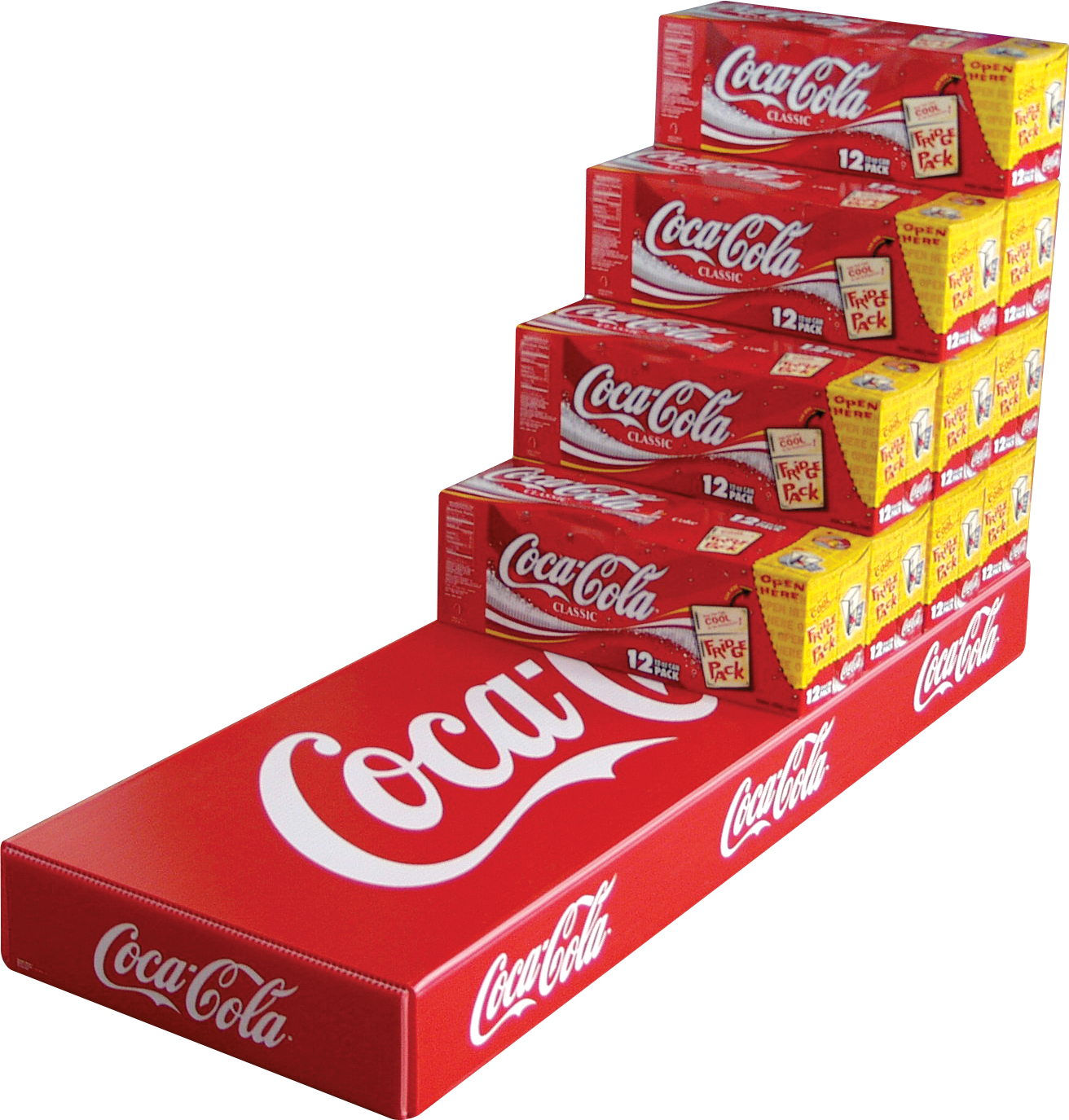 Coca Cola Case Stacker - Fridge Pack Beverage Booster