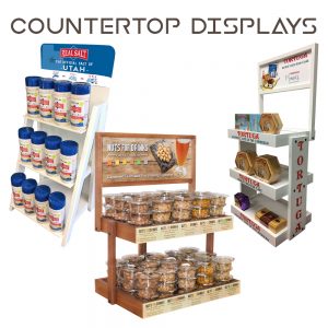 Wood Countertop Racks & Displays