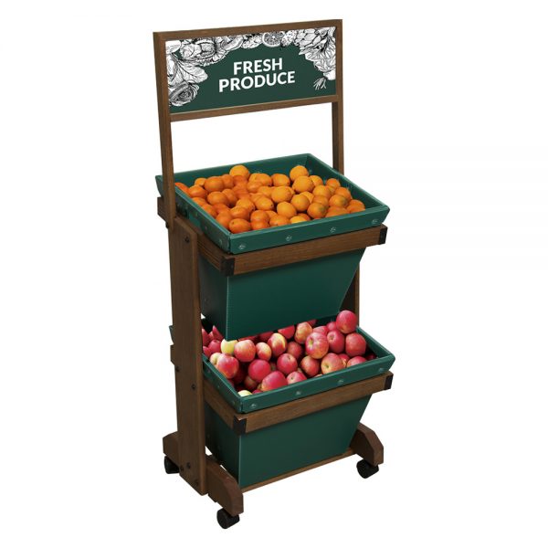 Produce Multi-Level Dump Bin Display by InterMarket Technology