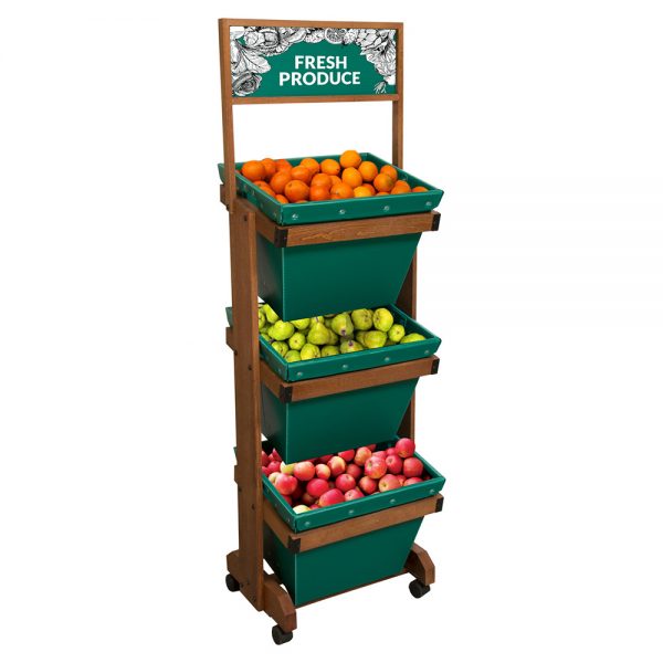 Produce Multi-Level Dump Bin Display by InterMarket Technology