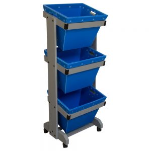 Multi-Level Dump Bin Display by InterMarket Technology