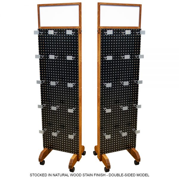 Peg Brander Wood Display Rack by InterMarket Technology