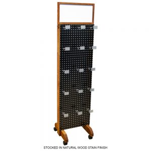 Peg Brander Wood Display Rack by InterMarket Technology