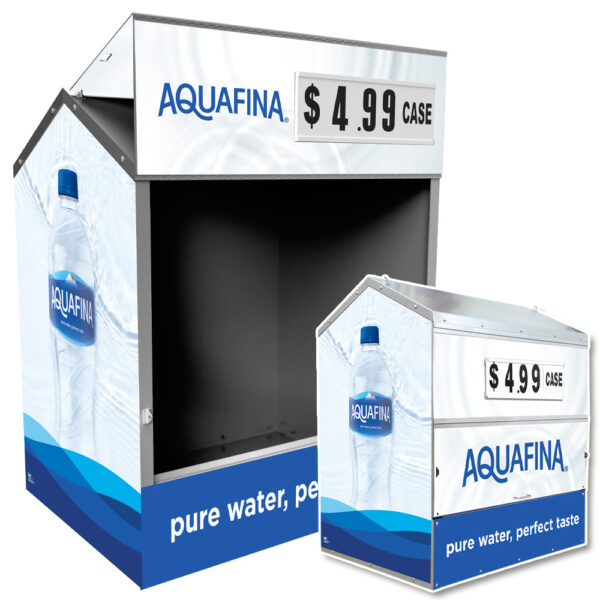 Aquafina Steel Master Dock Locker® Outdoor Beverage Display