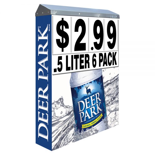 Deer Park Bump Blaster Ultimate Signage for convenience stores by InterMarket Technology