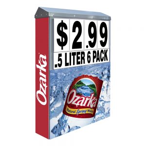 Ozarka Bump Blaster Ultimate Signage for convenience stores by InterMarket Technology