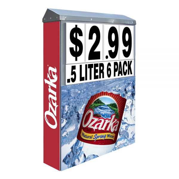 Ozarka Bump Blaster Ultimate Signage for convenience stores by InterMarket Technology