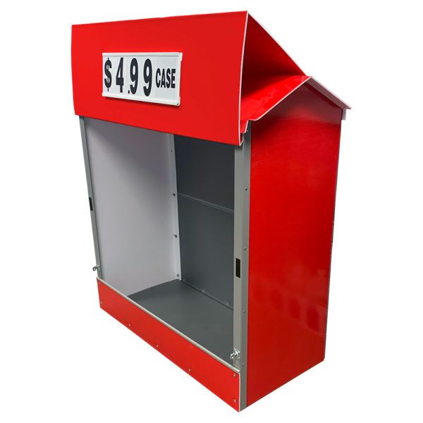 Red Dock Locker® 46 Outdoor Display by Intermarket Technology