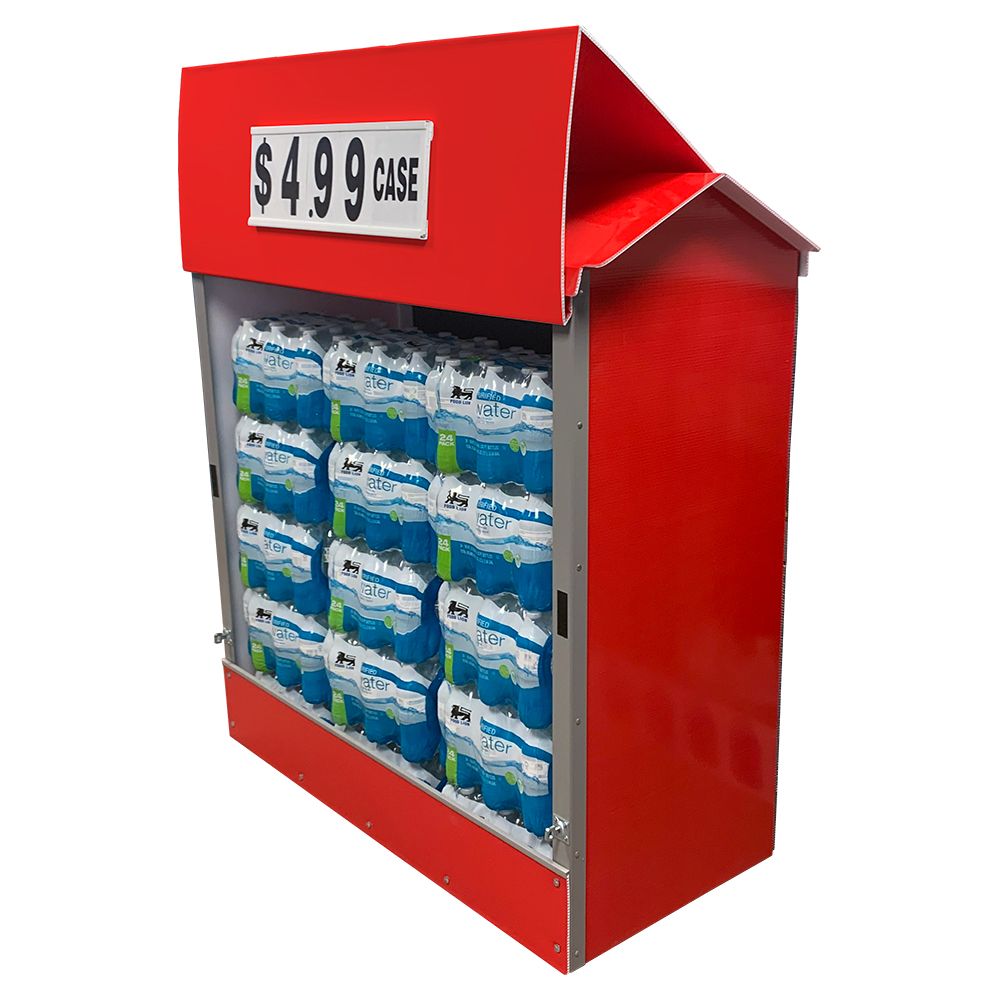 Red Dock Locker® 46 Outdoor Display by Intermarket Technology