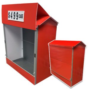 Red Dock Locker® 46 Outdoor Display by Intermarket Technology