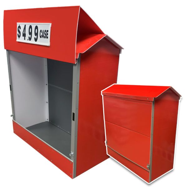 Red Dock Locker® 46 Outdoor Display by Intermarket Technology