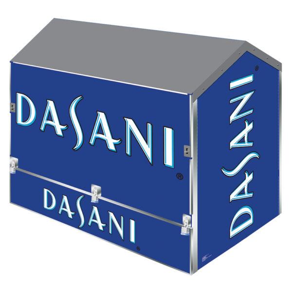 Dasani Dock Locker 54 Outdoor Beverage Display by Intermarket Technology