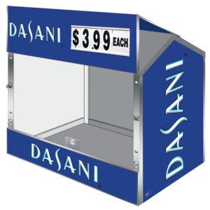 Dasani Dock Locker 54 Outdoor Display by Intermarket Technology