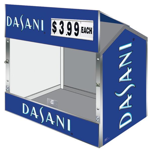 Dasani Dock Locker 54 Outdoor Beverage Display by Intermarket Technology