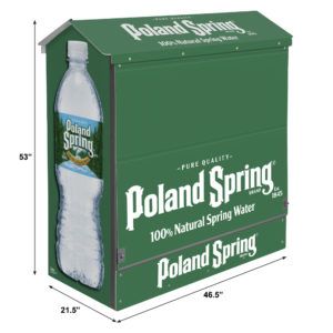 Poland Springs Dock Locker 46 Outdoor Beverage Display by Intermarket Technology