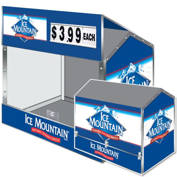 Ice Mountain Dock Locker 54 outdoor beverage display by InterMarket Technology