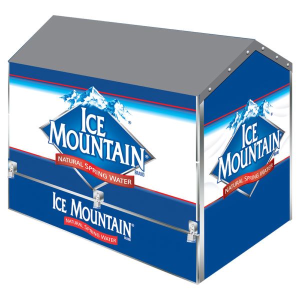 Ice Mountain Dock Locker 54 outdoor beverage display by InterMarket Technology