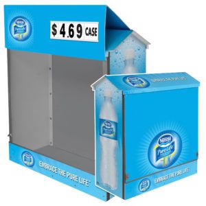 Nestle Pure Life Dock Locker 46 Outdoor Beverage Display by Intermarket Technology