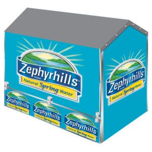 Zephyrhills Dock Locker 54 outdoor beverage display by InterMarket Technology