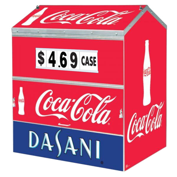 Coca-Cola / Dasani Steel Master Dock Locker® Outdoor Beverage Display
