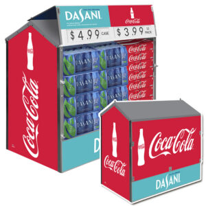 Coca-Cola Dasani Dock Locker® 54 Outdoor Beverage Display
