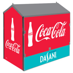 Coca-Cola Dasani Dock Locker® 54 Outdoor Beverage Display