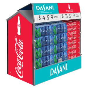 Coca-Cola Dasani Dock Locker® 54 Outdoor Beverage Display