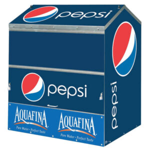 Pepsi / Aquafina Steel Master Dock Locker® Outdoor Beverage Display