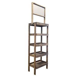 4-Post Wood Display Rack by InterMarket Technology