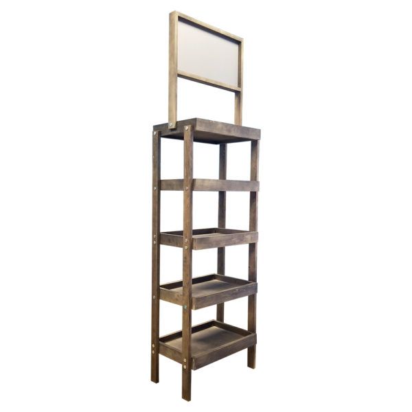 4-Post Wood Display Rack by InterMarket Technology