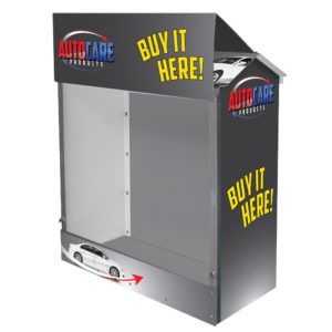 Auto Care Dock Locker 46 Outdoor Display by InterMarket Technology