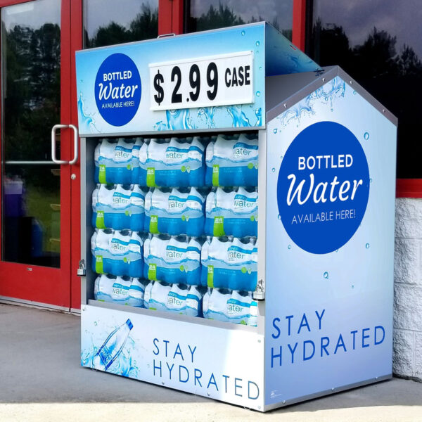 Bottled Water Steel Master Dock Locker Outdoor Beverage Display