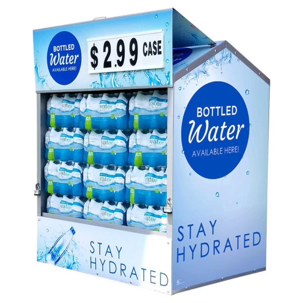 Bottled Water Steel Master Dock Locker® Outdoor Beverage Display