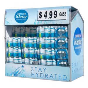 Bottled Water Dock Locker® 54 Outdoor Beverage Display by InterMarket Technology