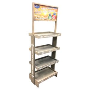 SideBrander Wood Display Rack by InterMarket Technology