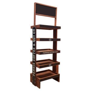 SideBrander Wood Display Rack