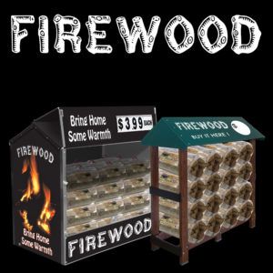 Firewood Outdoor Displays