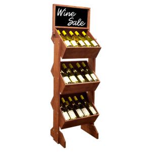 Wine Wood Crate Display by InterMarket Technology.