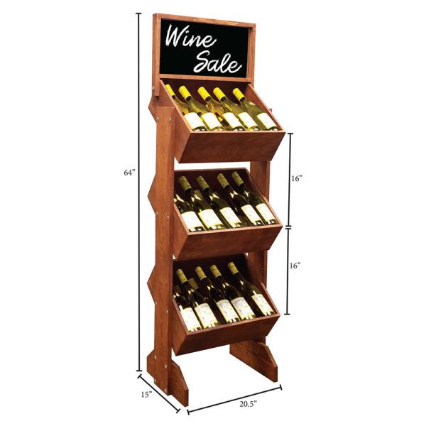 CrateBrander™ Wine Display Rack