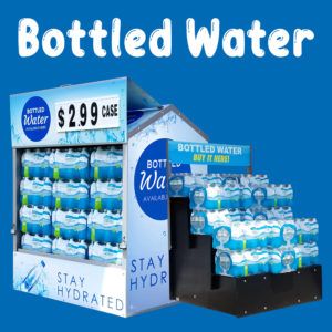 Bottled Water Beverage Displays