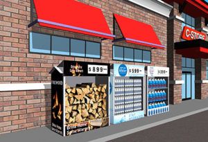 Gas Station Dock Locker Outdoor Displays by InterMarket Technology