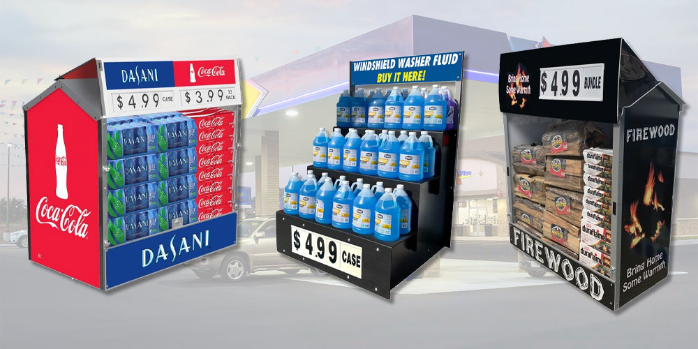 Outdoor Displays for Gas Stations by InterMarket Technology