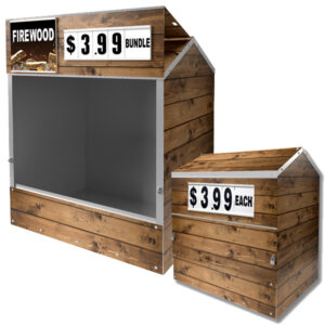 Wood Planks Steel Master Dock Locker® Product Display