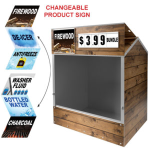 Wood Planks Steel Master Dock Locker® Outdoor Display