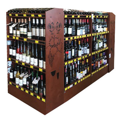 Vintage Wine End Cap